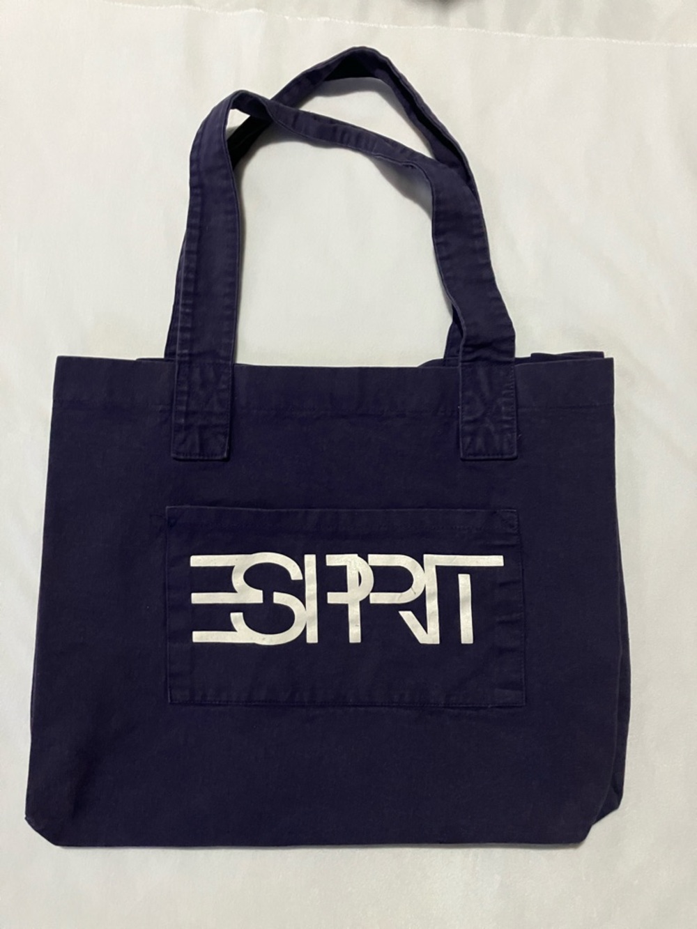 Vintage Esprit Blue/white tote 80s/90s